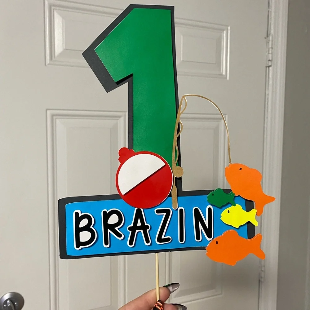 O-Fish-ally  1 Cake Topper